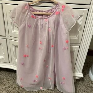 Cat & Jack tulle flower dress NWOT 4T